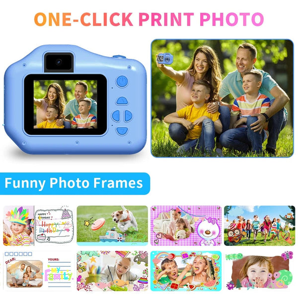 Planet Gates Child Instant Camera 3 / CHINA New Children Instant Print Camera 10x Digital Zoom Kids Digital Photo Camera Girl's Child Camera Video Boy's Birthday Gift
