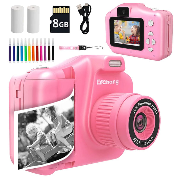 Planet Gates Child Instant Camera 3 / CHINA New Children Instant Print Camera 10x Digital Zoom Kids Digital Photo Camera Girl's Child Camera Video Boy's Birthday Gift
