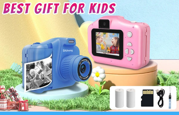Planet Gates Child Instant Camera 3 / CHINA New Children Instant Print Camera 10x Digital Zoom Kids Digital Photo Camera Girl's Child Camera Video Boy's Birthday Gift