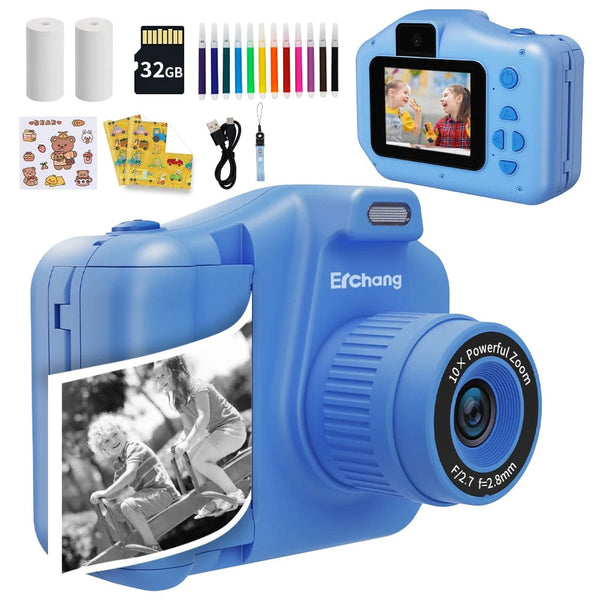 Planet Gates Child Instant Camera 3 / CHINA New Children Instant Print Camera 10x Digital Zoom Kids Digital Photo Camera Girl's Child Camera Video Boy's Birthday Gift