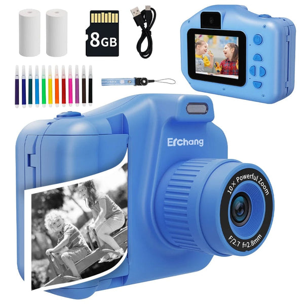 Planet Gates Child Instant Camera 3 / CHINA New Children Instant Print Camera 10x Digital Zoom Kids Digital Photo Camera Girl's Child Camera Video Boy's Birthday Gift