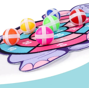 Planet Gates Child Montessori Toys for Kids 2 to 4 Years Old Cartoon Animal Dart Board Sticky Ball Family Interactive Educational Toys Baby