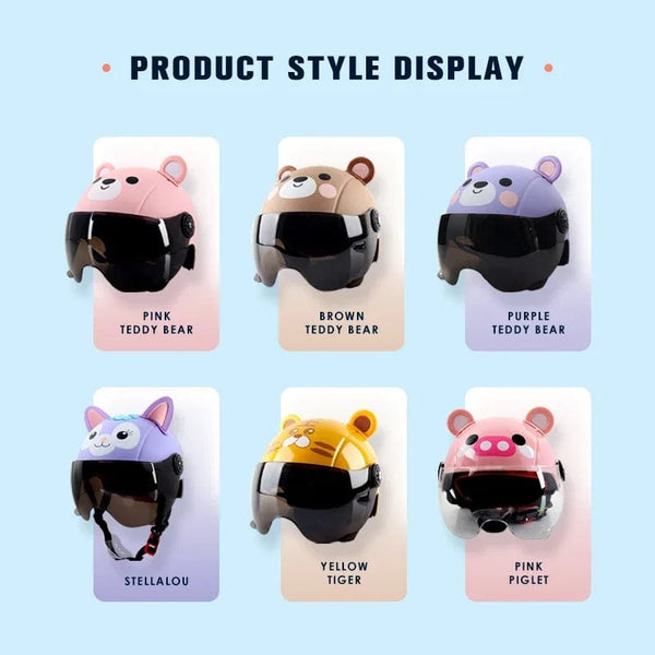 Planet Gates Child Riding Helmet Adjustable Adorable Appearance Ultra-Light Shock Absorbing ABS Toddler Skateboard Bike Safety Helmet for Kid