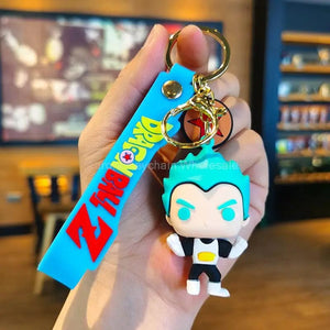 Planet Gates Children Anime Dragon Ball Keychain Z Super Saiyan Son Goku Bulma Broly Piccolo Majin Buu Series Car Pendant Keyring Toys Gifts