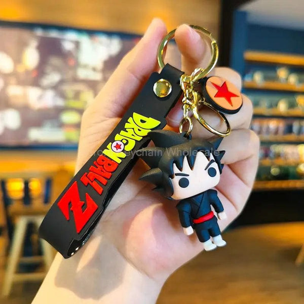 Planet Gates Children Anime Dragon Ball Keychain Z Super Saiyan Son Goku Bulma Broly Piccolo Majin Buu Series Car Pendant Keyring Toys Gifts