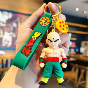 Planet Gates Children Anime Dragon Ball Keychain Z Super Saiyan Son Goku Bulma Broly Piccolo Majin Buu Series Car Pendant Keyring Toys Gifts
