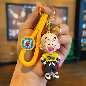 Planet Gates Children Anime Dragon Ball Keychain Z Super Saiyan Son Goku Bulma Broly Piccolo Majin Buu Series Car Pendant Keyring Toys Gifts