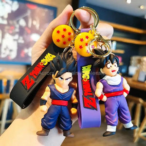 Planet Gates Children Anime Dragon Ball Keychain Z Super Saiyan Son Goku Bulma Broly Piccolo Majin Buu Series Car Pendant Keyring Toys Gifts
