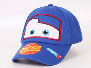 Planet Gates children blue Baby Boy Girl Baseball Cap Spring Summer Children Cute Hat Cartoon Pixar Cars Lightning McQueen 95 Kids Popular Hip Hop Snapback