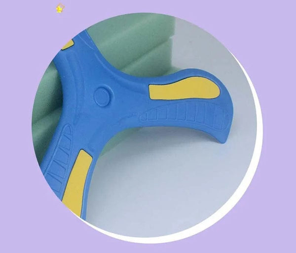 Planet Gates Children Boomerang Soft Three-leaf Cross Adult-kids Interactive Outdoor Toy Early Education Puzzle Decompression Gift