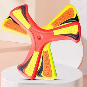 Planet Gates Children Boomerang Soft Three-leaf Cross Adult-kids Interactive Outdoor Toy Early Education Puzzle Decompression Gift
