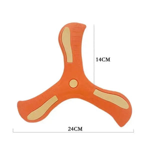 Planet Gates Children Boomerang Soft Three-leaf Cross Adult-kids Interactive Outdoor Toy Early Education Puzzle Decompression Gift