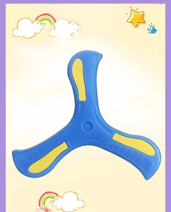 Planet Gates Children Boomerang Soft Three-leaf Cross Adult-kids Interactive Outdoor Toy Early Education Puzzle Decompression Gift