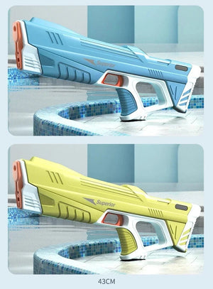 Planet Gates Children Full Automatic Water Gun Toys Summer Outdoor Pool Fight Games Induction Absorb Water Electric Waterguns for Kids Gifts