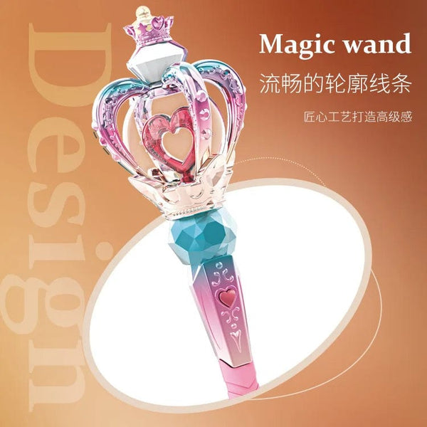 Planet Gates Children Magic Wand Fairy Wand Electric Toys With Sound Light Pretend Toy Role-playing Props Halloween Christmas Gift For Girls