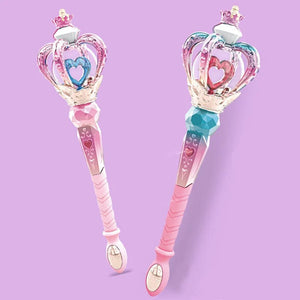 Planet Gates Children Magic Wand Fairy Wand Electric Toys With Sound Light Pretend Toy Role-playing Props Halloween Christmas Gift For Girls