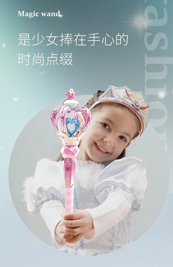 Planet Gates Children Magic Wand Fairy Wand Electric Toys With Sound Light Pretend Toy Role-playing Props Halloween Christmas Gift For Girls