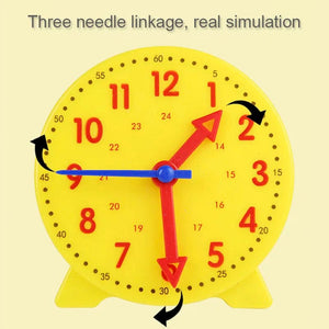 Planet Gates Children Montessori Clock Educational Toys Hour Minute Second Cognition Matching Puzzle Toys Kids Early Preschool Teaching Aids