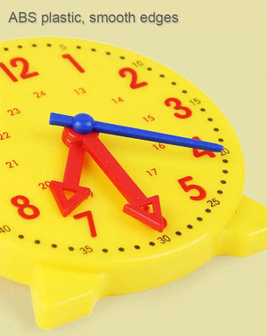 Planet Gates Children Montessori Clock Educational Toys Hour Minute Second Cognition Matching Puzzle Toys Kids Early Preschool Teaching Aids