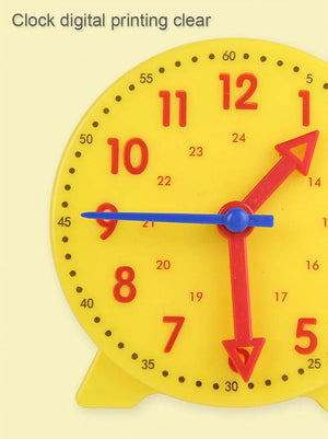 Planet Gates Children Montessori Clock Educational Toys Hour Minute Second Cognition Matching Puzzle Toys Kids Early Preschool Teaching Aids