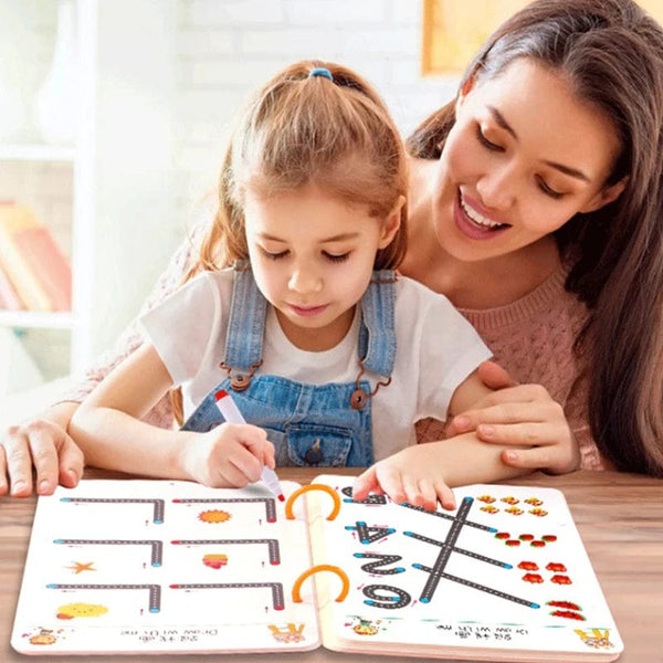 Planet Gates Children Montessori Drawing Toy Pen Control Training Color Shape Math Match Game Set Toddler Learning Activities Educational Toy