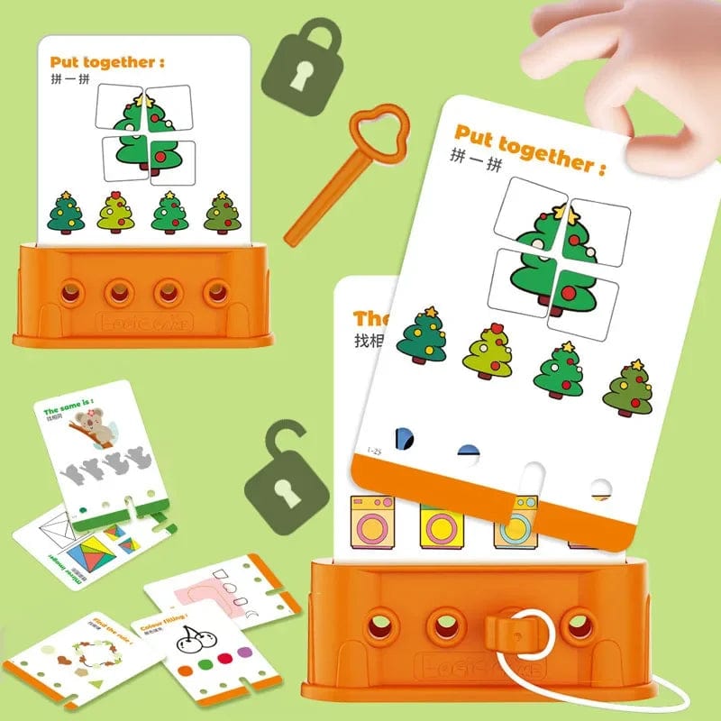 Planet Gates Children Montessori Puzzle Toys Logical Thinking Training Unlock Game Baby Cognition Lock Pick Early Educational Gift for Kids