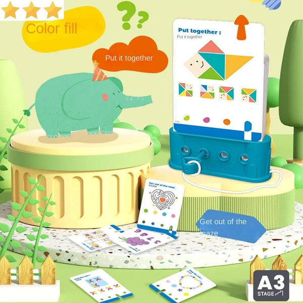 Planet Gates Children Montessori Puzzle Toys Logical Thinking Training Unlock Game Baby Cognition Lock Pick Early Educational Gift for Kids