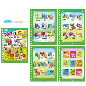 Planet Gates Children Painting Drawing Toys Reusable Coloring Book Magic Water Drawing Book Sensory Early Education Toys for Kids