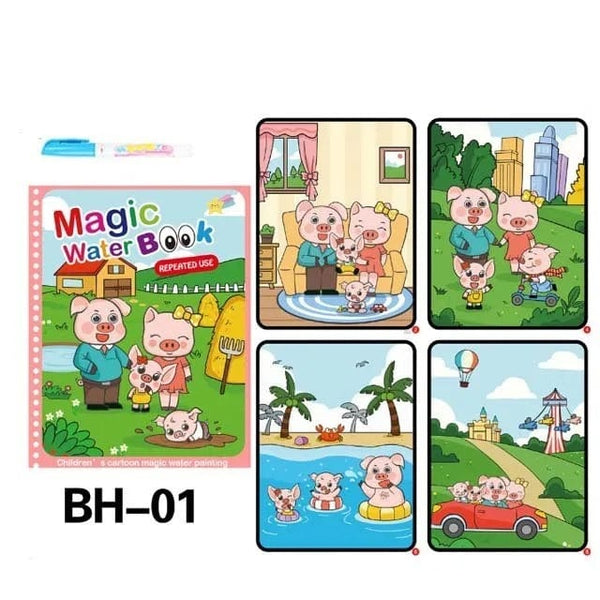 Planet Gates Children Painting Drawing Toys Reusable Coloring Book Magic Water Drawing Book Sensory Early Education Toys for Kids