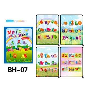 Planet Gates Children Painting Drawing Toys Reusable Coloring Book Magic Water Drawing Book Sensory Early Education Toys for Kids