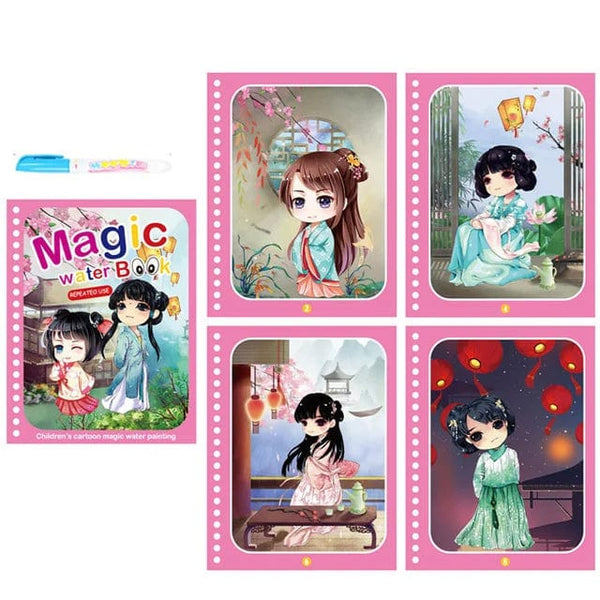 Planet Gates Children Painting Drawing Toys Reusable Coloring Book Magic Water Drawing Book Sensory Early Education Toys for Kids