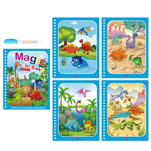 Planet Gates Children Painting Drawing Toys Reusable Coloring Book Magic Water Drawing Book Sensory Early Education Toys for Kids