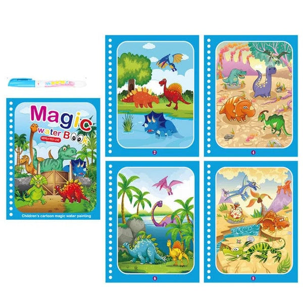 Planet Gates Children Painting Drawing Toys Reusable Coloring Book Magic Water Drawing Book Sensory Early Education Toys for Kids