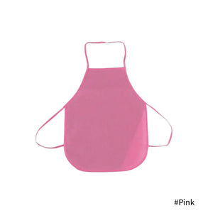 Planet Gates Children Plain Apron Colorful Non-Woven Fabric Kids Painting Drawing Toys Aprons Crafts Playset Baking Cooking Bib Apron