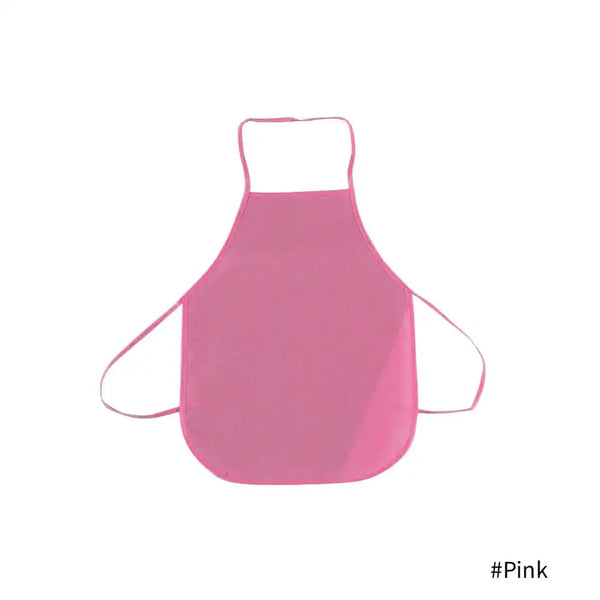 Planet Gates Children Plain Apron Colorful Non-Woven Fabric Kids Painting Drawing Toys Aprons Crafts Playset Baking Cooking Bib Apron