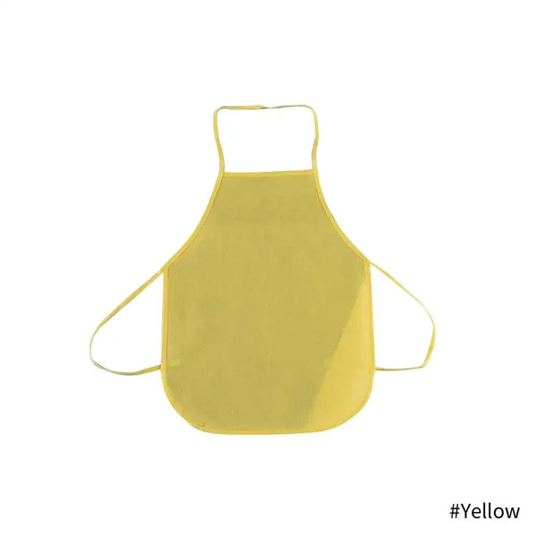 Planet Gates Children Plain Apron Colorful Non-Woven Fabric Kids Painting Drawing Toys Aprons Crafts Playset Baking Cooking Bib Apron