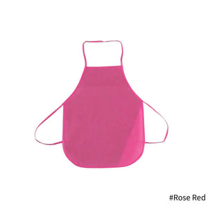 Planet Gates Children Plain Apron Colorful Non-Woven Fabric Kids Painting Drawing Toys Aprons Crafts Playset Baking Cooking Bib Apron