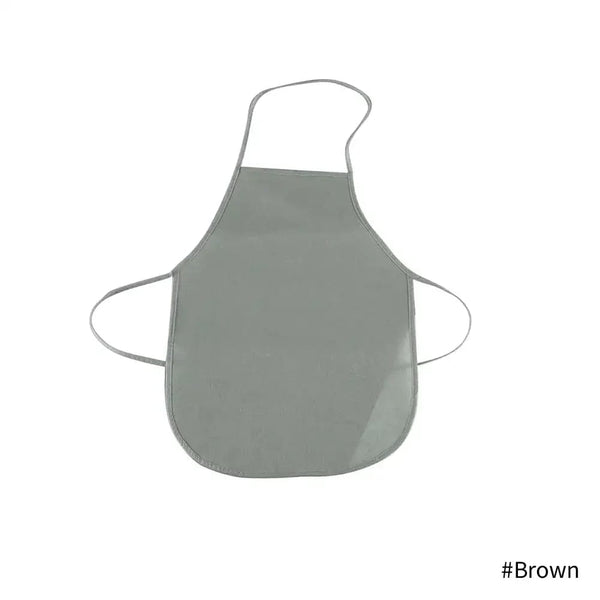 Planet Gates Children Plain Apron Colorful Non-Woven Fabric Kids Painting Drawing Toys Aprons Crafts Playset Baking Cooking Bib Apron