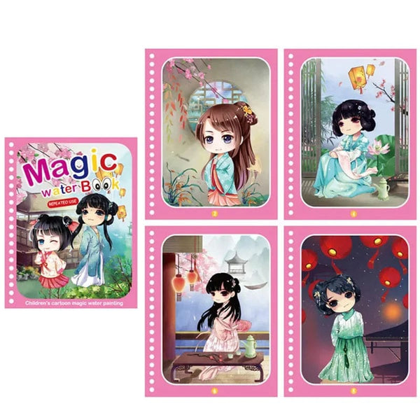 Planet Gates Children Reusable Coloring Book Magic Water Drawing Book  DIY Kindgarten Graffiti Painting Drawing Toys Early Education Toys