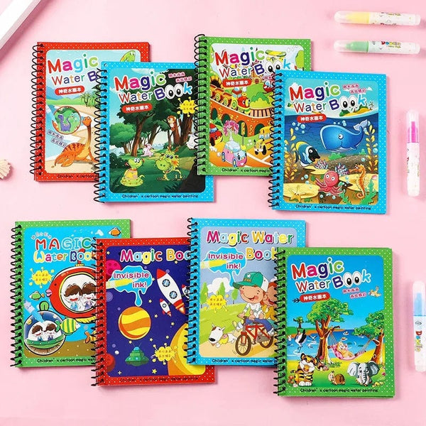 Planet Gates Children Reusable Coloring Book Magic Water Drawing Book  DIY Kindgarten Graffiti Painting Drawing Toys Early Education Toys