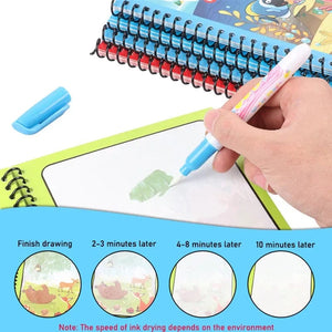 Planet Gates Children Reusable Coloring Book Magic Water Drawing Book  DIY Kindgarten Graffiti Painting Drawing Toys Early Education Toys