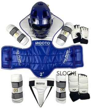 Planet Gates Children's Boxing Taekwondo Protective Gear Actual Combat Equipment Full Set Thicken Competition Martial Arts Combat Protective
