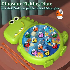 Planet Gates Children's Electric Fishing Toy Set Magnetic Fishing Rod Kids Baby Kitten Fishing Educational Toy Halloween Birthday Gift Toy Se