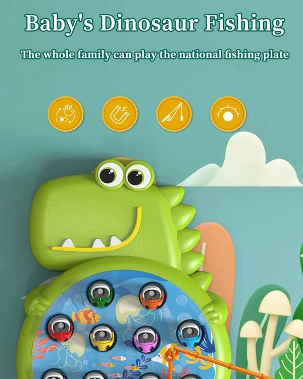 Planet Gates Children's Electric Fishing Toy Set Magnetic Fishing Rod Kids Baby Kitten Fishing Educational Toy Halloween Birthday Gift Toy Se