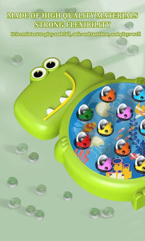 Planet Gates Children's Electric Fishing Toy Set Magnetic Fishing Rod Kids Baby Kitten Fishing Educational Toy Halloween Birthday Gift Toy Se