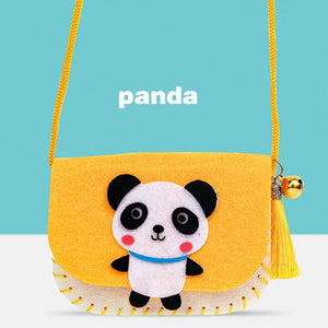Planet Gates Children's Handmade Craft Kits Non-woven Weaving DIY Toys Felt Cloth Crossbody Bag Montessori Aids Early Education for Kids