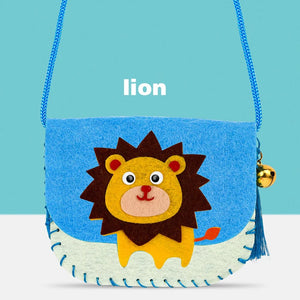 Planet Gates Children's Handmade Craft Kits Non-woven Weaving DIY Toys Felt Cloth Crossbody Bag Montessori Aids Early Education for Kids