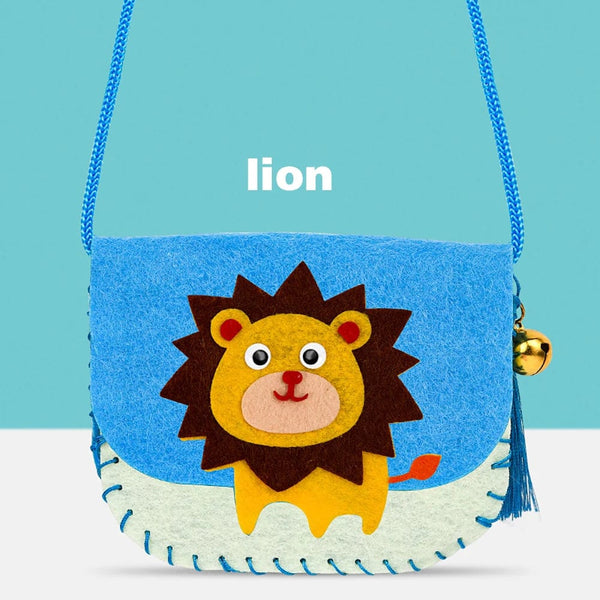 Planet Gates Children's Handmade Craft Kits Non-woven Weaving DIY Toys Felt Cloth Crossbody Bag Montessori Aids Early Education for Kids
