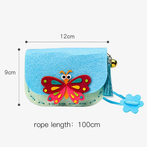 Planet Gates Children's Handmade Craft Kits Non-woven Weaving DIY Toys Felt Cloth Crossbody Bag Montessori Aids Early Education for Kids