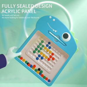 Planet Gates Children's magnetic pen drawing board puzzle magnetic magnet stone bead focus training coordination exercise toy